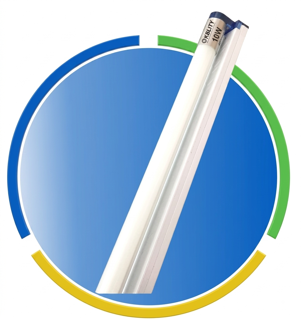 VNLITE LED BỘ TUBE T8 THỦY TINH 0.6M 10W 7000K