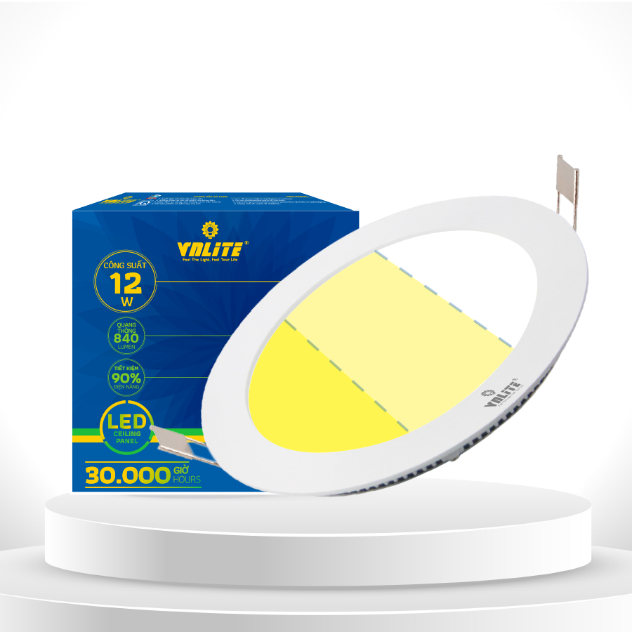 VNLITE LED ÂM TRẦN SM 12W 3 CHẾ ĐỘ TRÒN