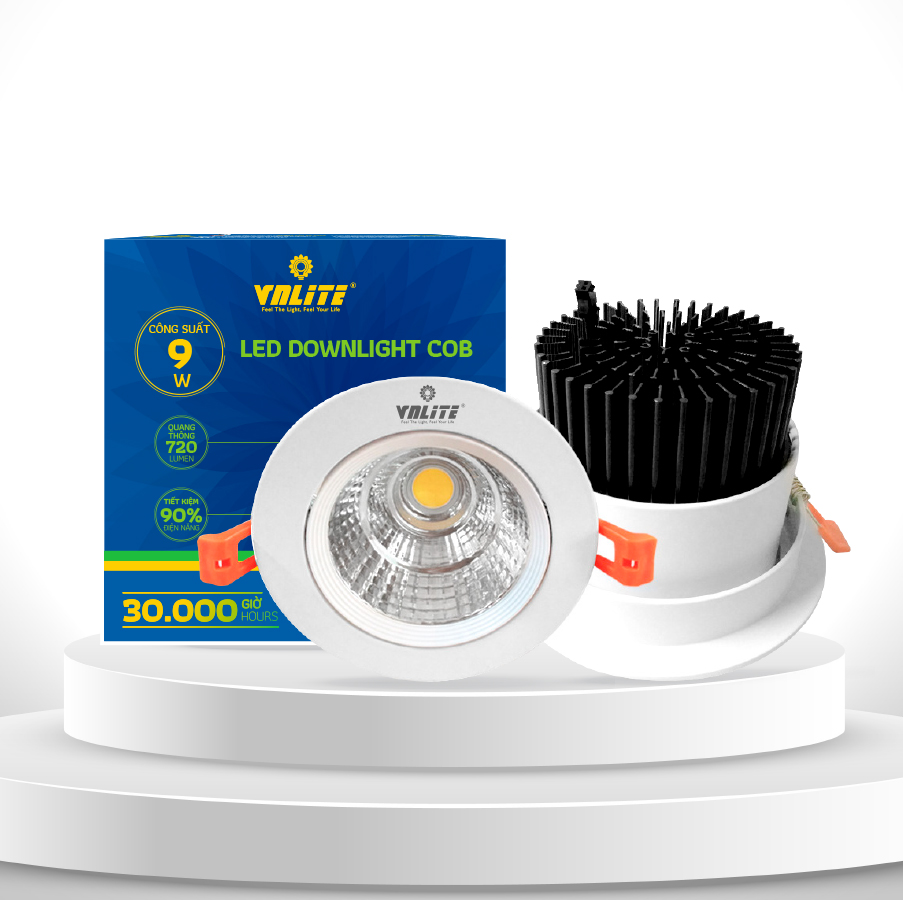 VNLITE LED DOWNLIGHT COB 9W 6500K