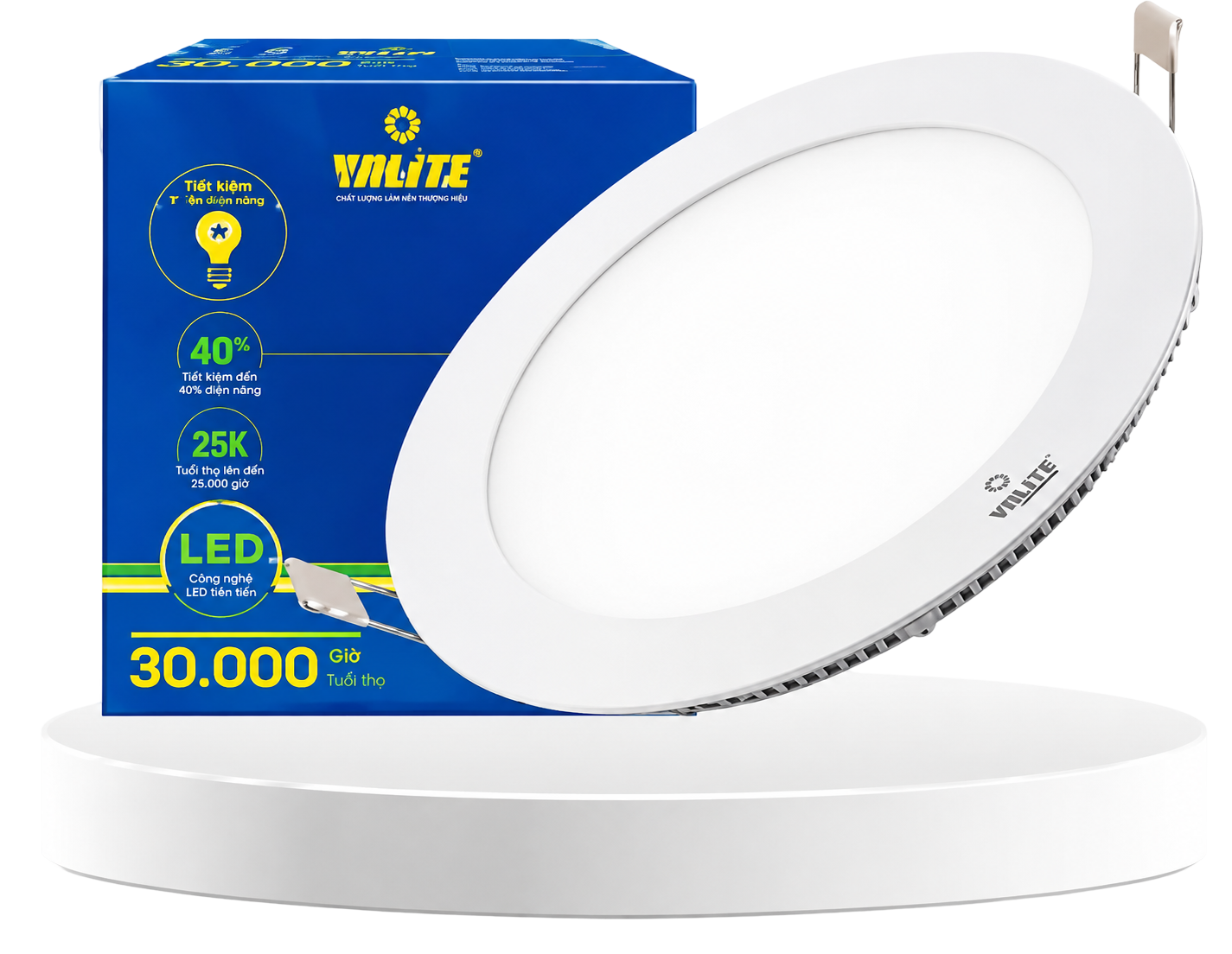 VNLITE LED ÂM TRẦN SM 12W 6500K (Tròn)