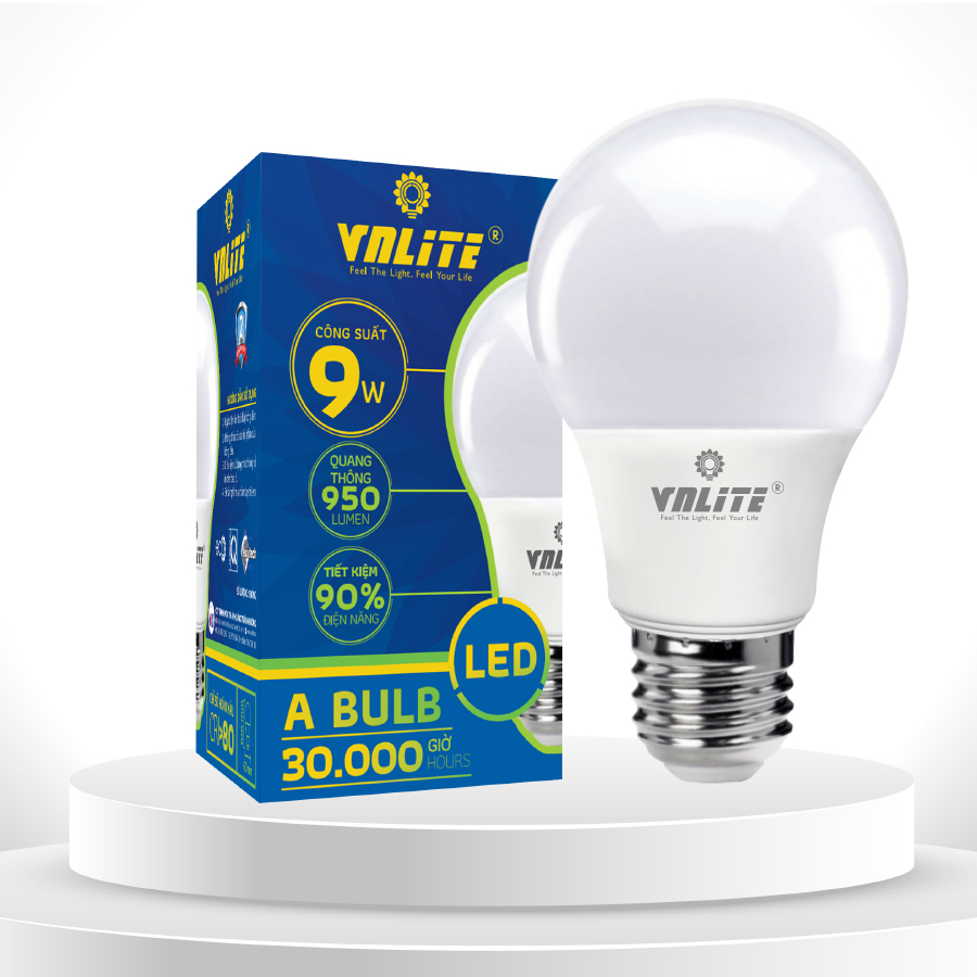 VNLITE LED A-BULB 9W 6500K  E27