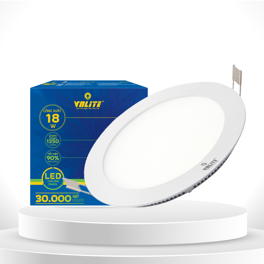 VNLITE LED ÂM TRẦN SM 18W 6500K TRÒN